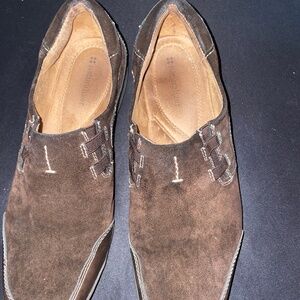 Naturalizer Women’s February Brown Suede Slip On Comfort Loafer